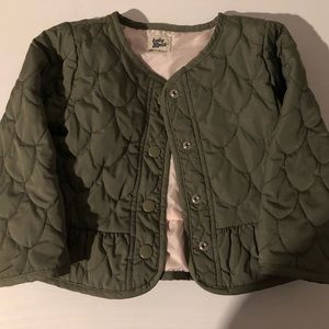 Kids army green coat!